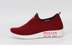 080-036 红 休闲时尚飞织女单鞋
