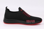 379-004 黑红 时尚飞织运动风男单鞋