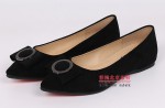 101-023 气质黑 时装平底优雅女单鞋