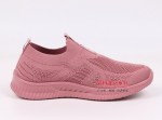377-012 藕粉色 休闲时尚飞织女单鞋