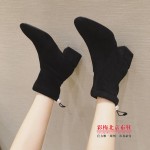 288-012 黑 【超柔内里】 百搭时尚优雅女短靴