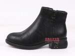 352-038 黑 【二棉】 百搭时尚优雅女短靴