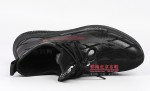 029-054 黑红 时尚休闲飞织运动男潮鞋