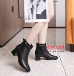 366-003 黑 时尚优雅气质女短靴