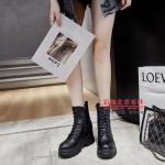 345-107 黑 【二棉】 时尚优雅气质马丁靴