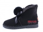 509-011 黑 【大棉】 时尚保暖舒适雪地靴