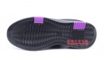 186-119 黑紫 时尚优雅运动飞织女单鞋