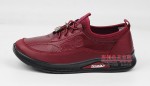 120-118 红色 中老年舒适软底女单鞋