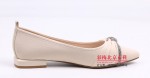 520-032 气质米 时装优雅低跟女单鞋