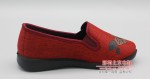 276-060 红色 中老年保暖加绒舒适女棉鞋【二棉】
