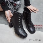 527-032 黑 时尚优雅舒适女棉靴【二棉】