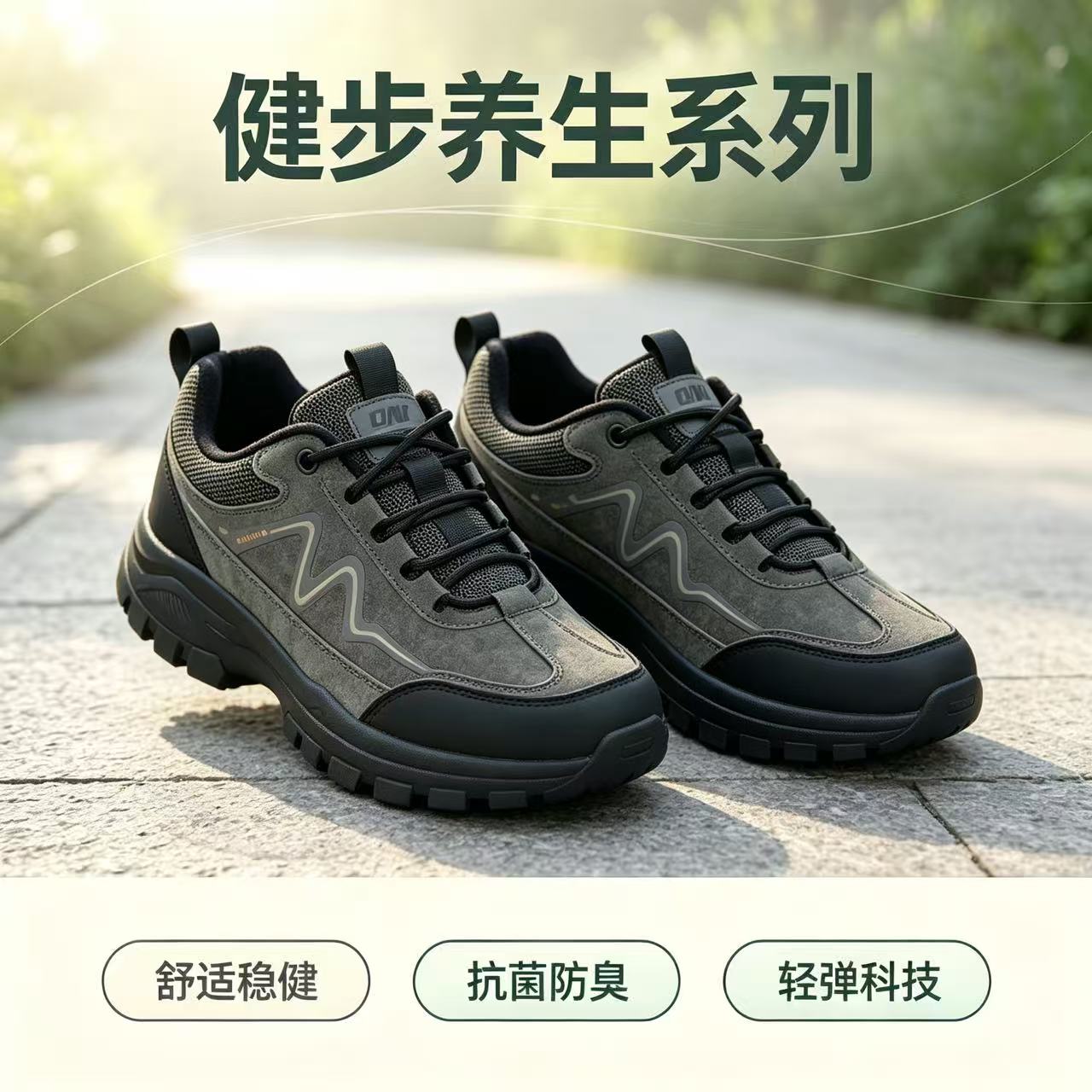 彩梅北京布鞋 老人厚底休闲鞋